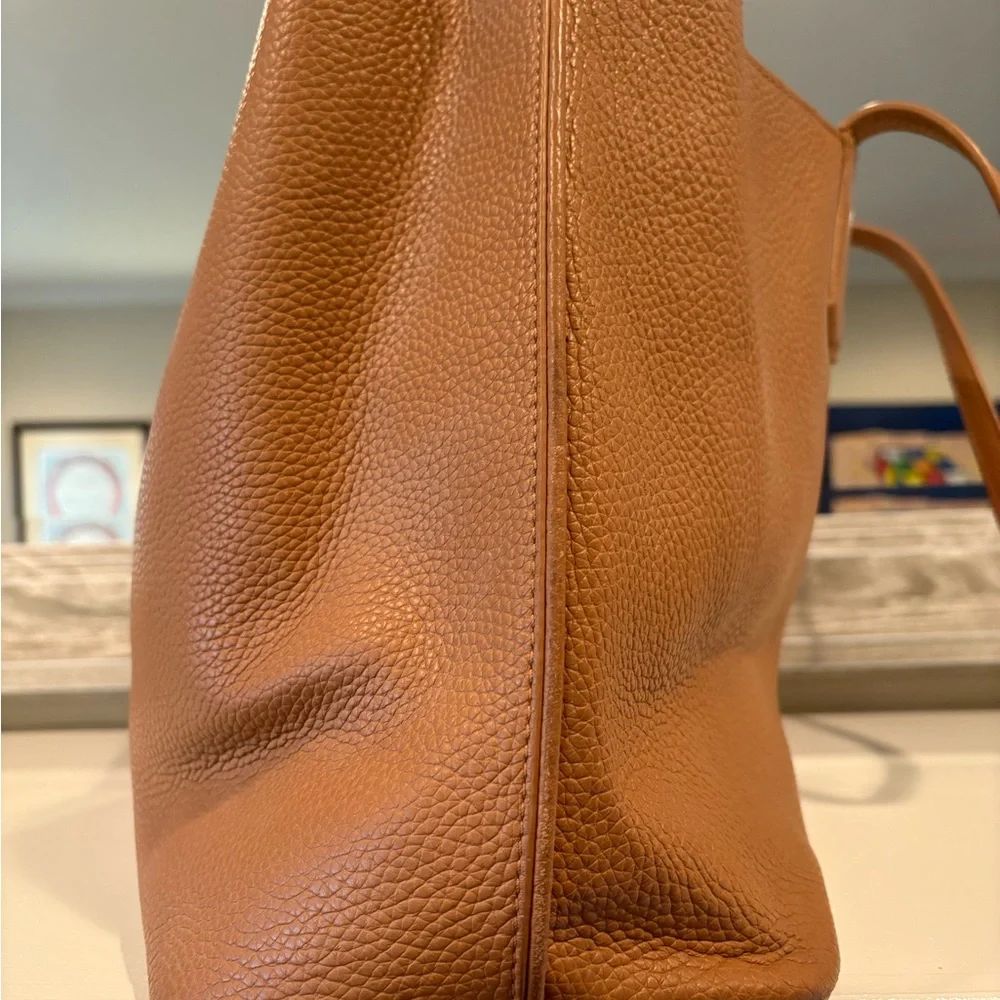 Tory Burch Brown Leather Tote - Picture 5 of 8